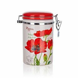 Banquet Keramická dóza s klip uzávěrem Red Poppy, 750 ml