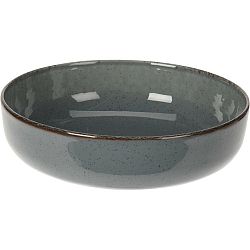 EH Porcelánový hluboký talíř Dark Grey, 15 cm