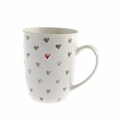 Porcelánový hrnek HEART, 340 ml