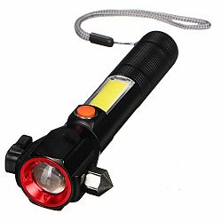 Sixtol Svítilna do auta bezpečnostní s magnetem CAR LAMP SAFETY, 300 lm, COB LED, USB