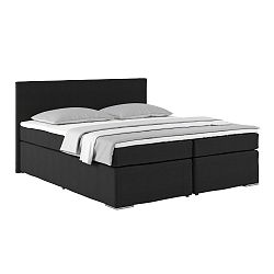 Postel Boxspring Nero Pl: 180/200cm, Černá