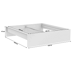 Rám Postele Unit 180