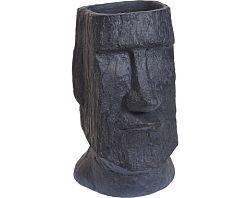 Květináč Moai 43 cm, antracitový